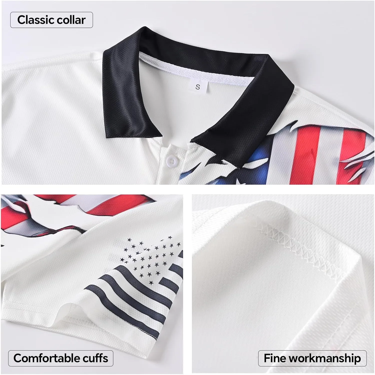70s Outfits for Men Golf Polo Shirts Short Sleeve Disco Retro Paisley Button Vintage Dry Fit Funny Clothes