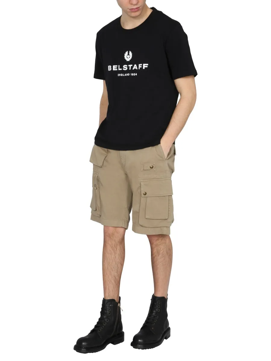 Belstaff Multi-Pocket Cargo Shorts