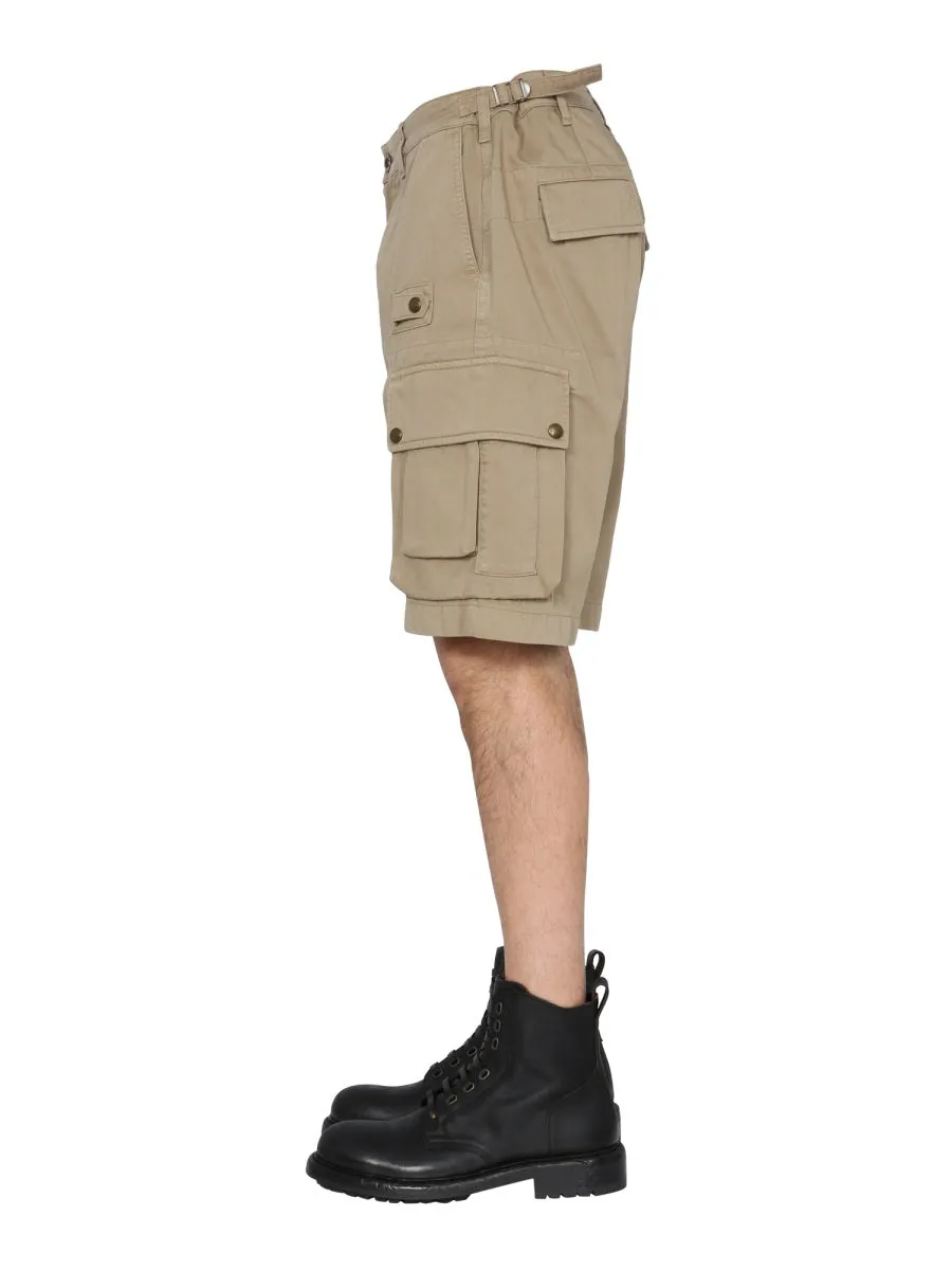 Belstaff Multi-Pocket Cargo Shorts