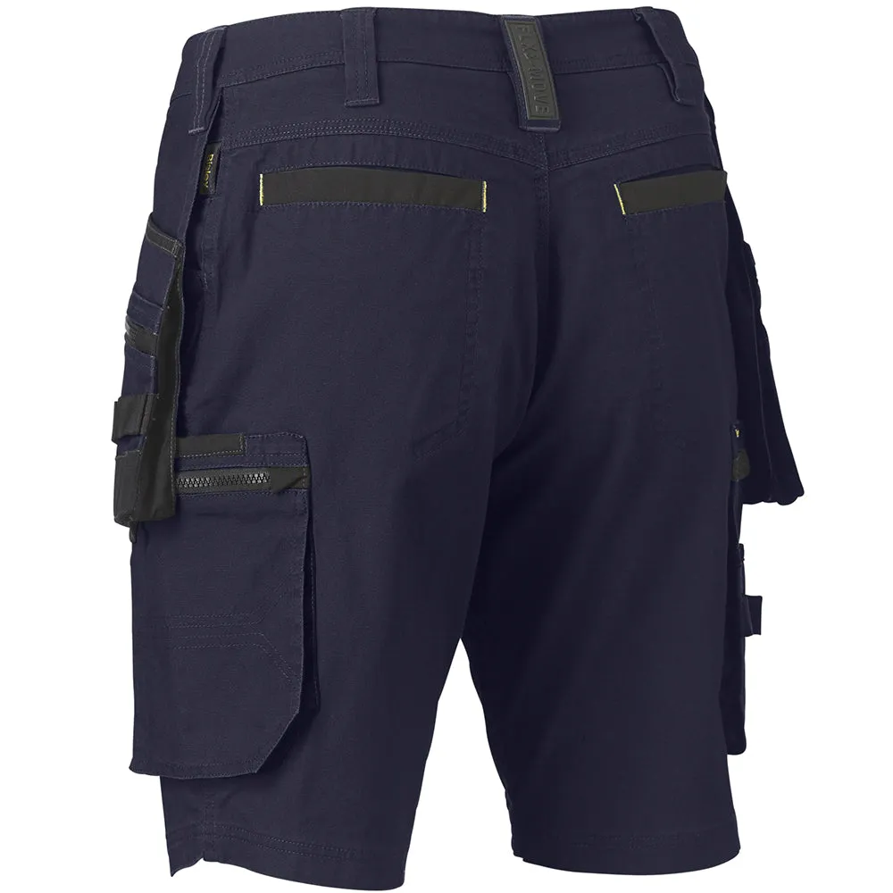 Bisley Flex & Move Stretch Utility Cargo Shorts With Holster Pockets