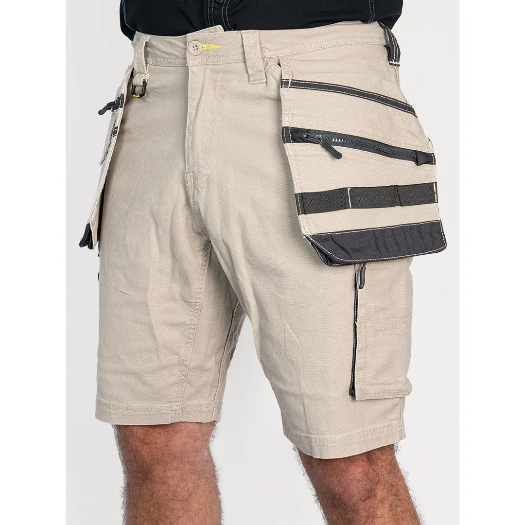 Bisley Flex & Move Stretch Utility Cargo Shorts With Holster Pockets