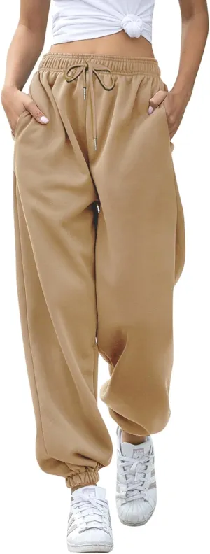 Cinch Bottom Sweatpants for Women with Pockets