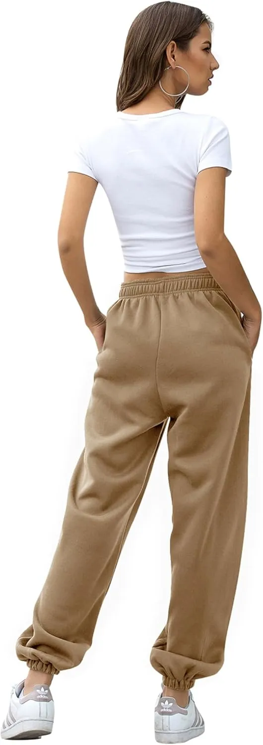 Cinch Bottom Sweatpants for Women with Pockets