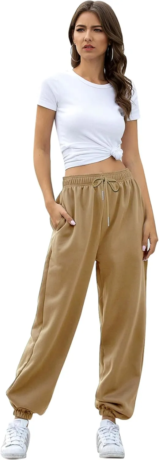 Cinch Bottom Sweatpants for Women with Pockets