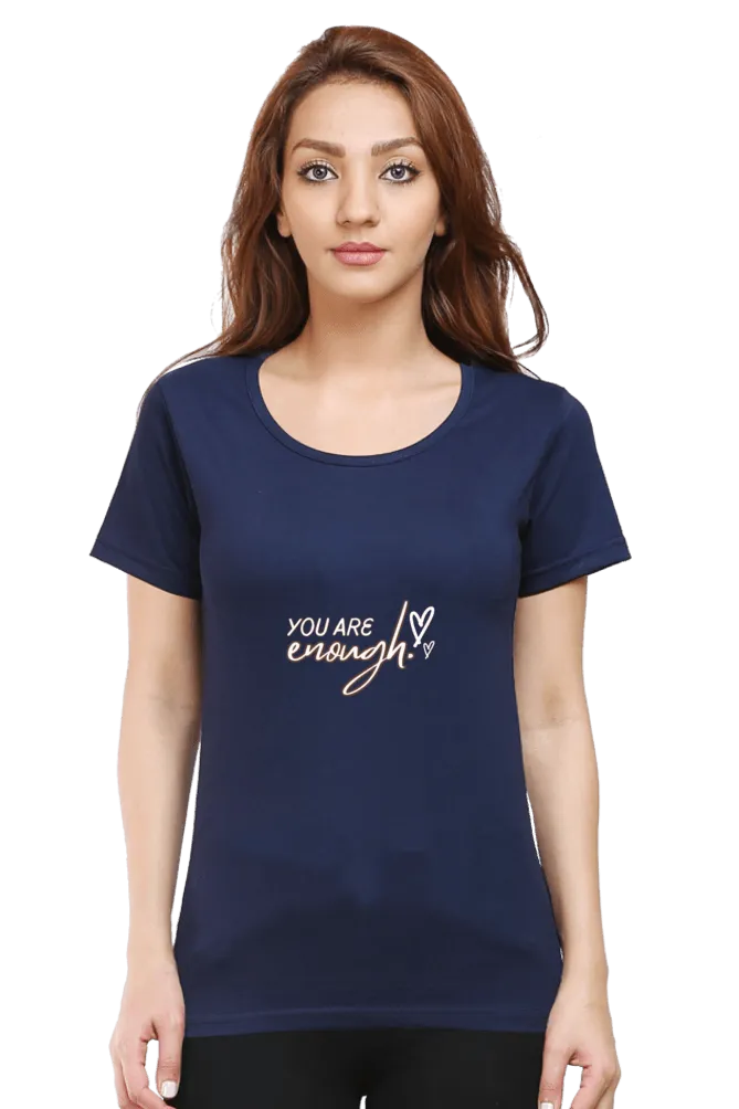 Classic Women's Cotton T-Shirt – Lycra Ribbed Neck