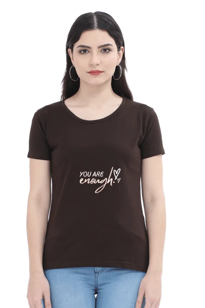 Classic Women's Cotton T-Shirt – Lycra Ribbed Neck
