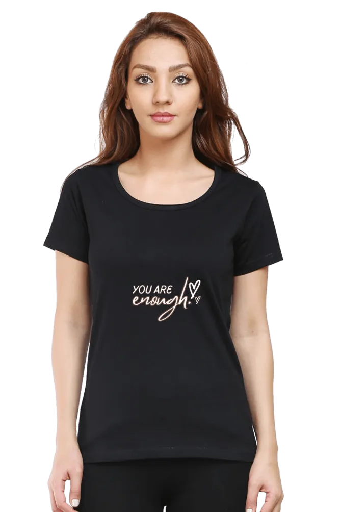 Classic Women's Cotton T-Shirt – Lycra Ribbed Neck
