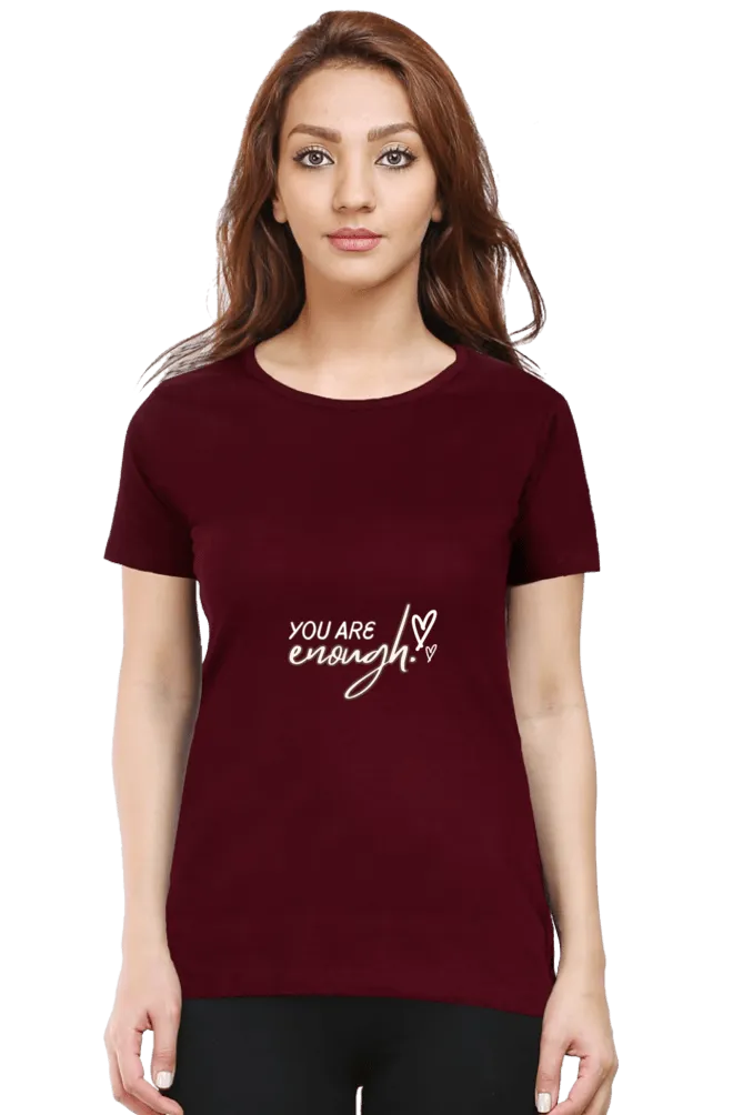 Classic Women's Cotton T-Shirt – Lycra Ribbed Neck