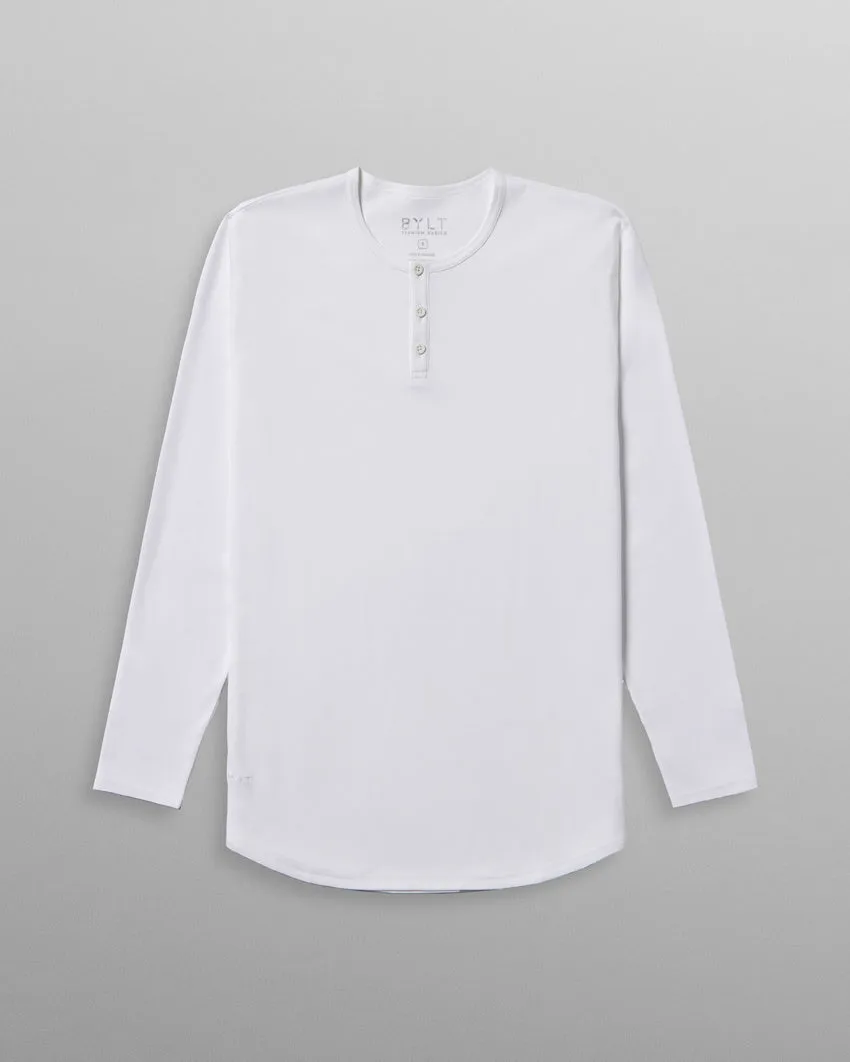 Cotton Long Sleeve Henley
