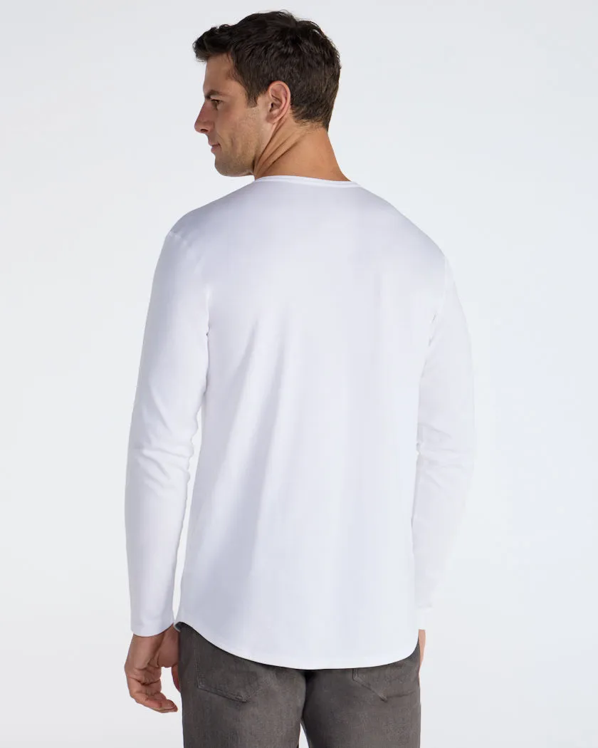 Cotton Long Sleeve Henley