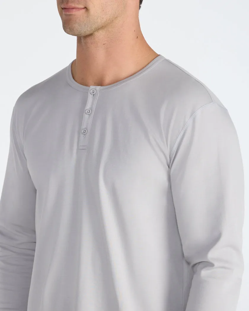 Cotton Long Sleeve Henley