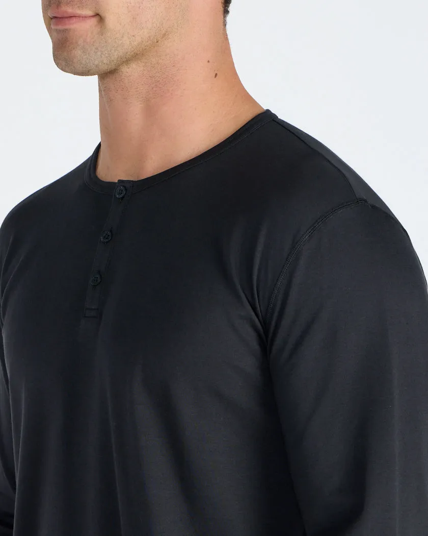 Cotton Long Sleeve Henley