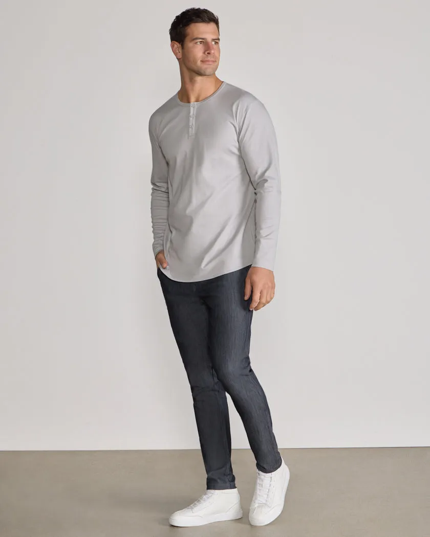 Cotton Long Sleeve Henley