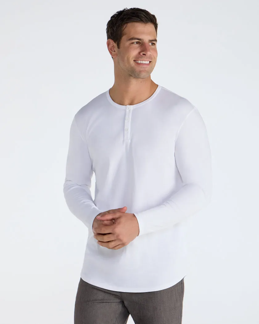 Cotton Long Sleeve Henley