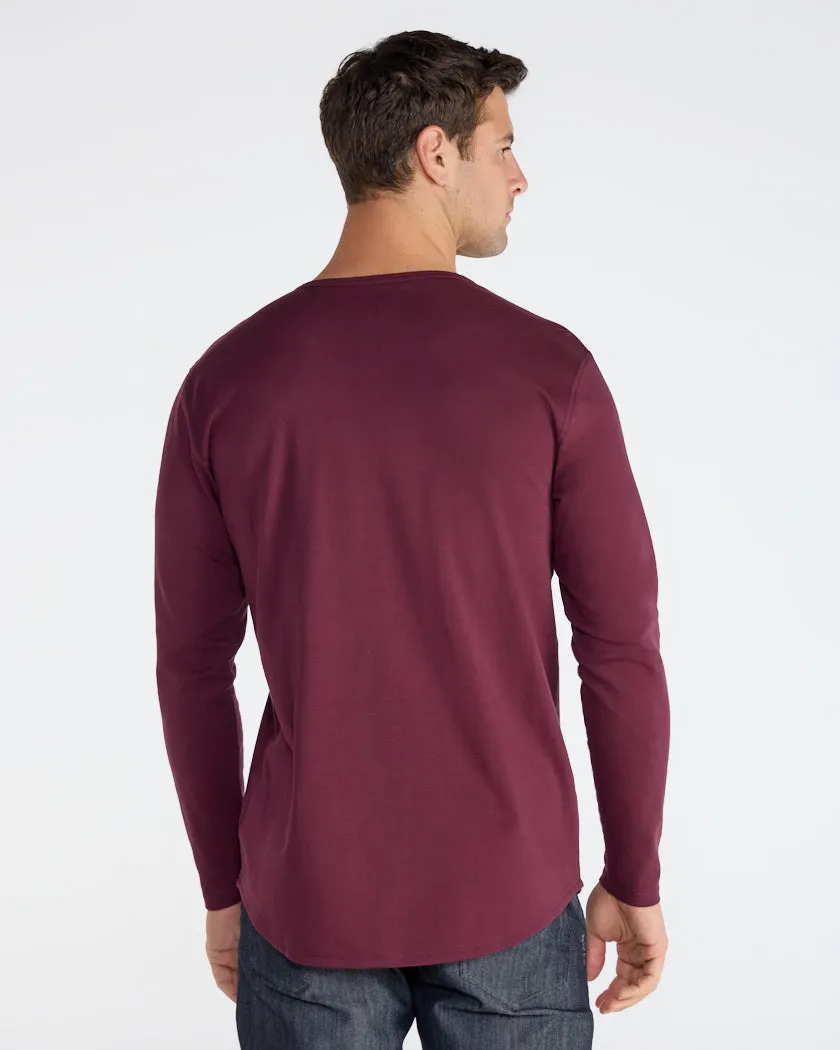 Cotton Long Sleeve Henley