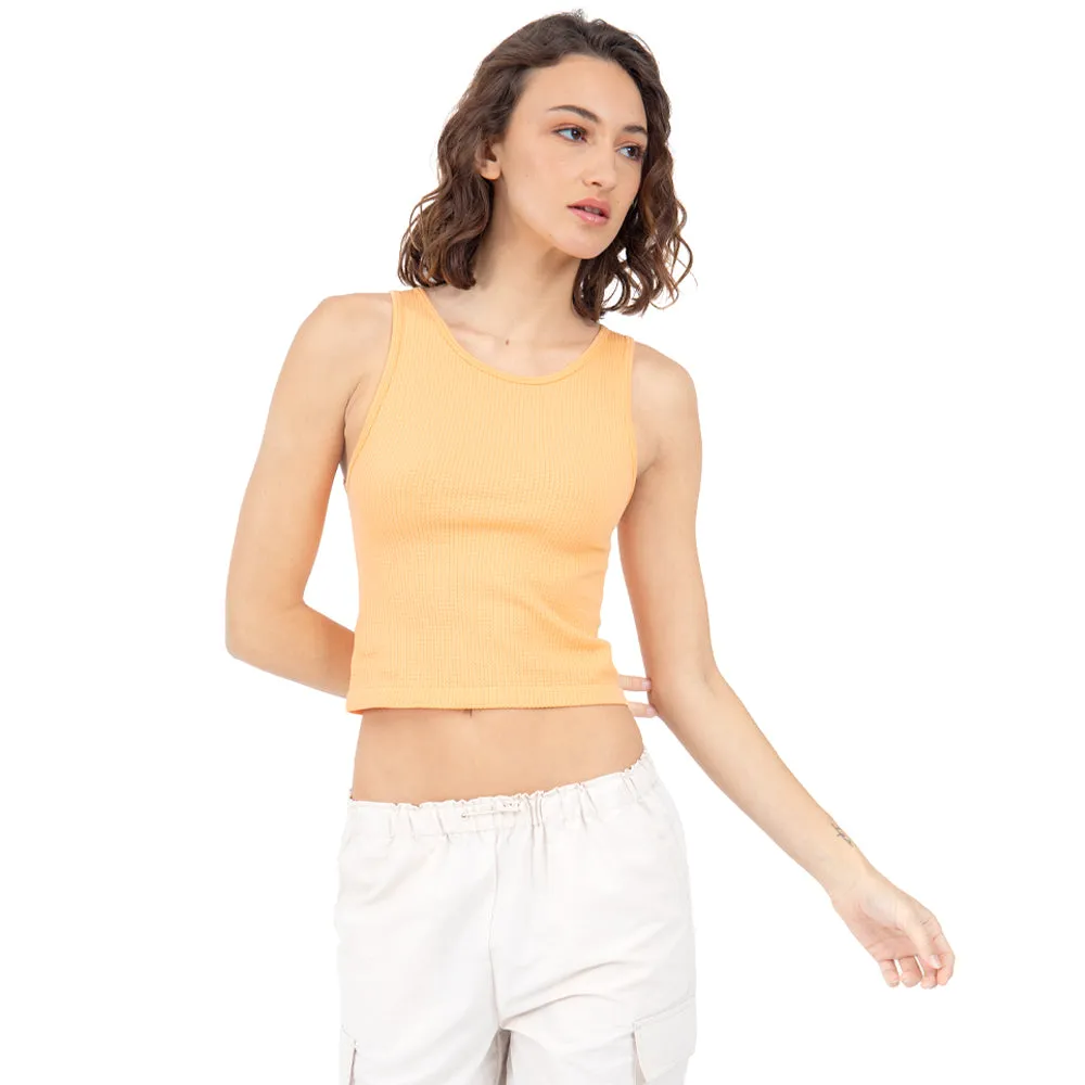 CROP TOP SEAMLESS BÁSICO PARA MUJER FOREVER 21