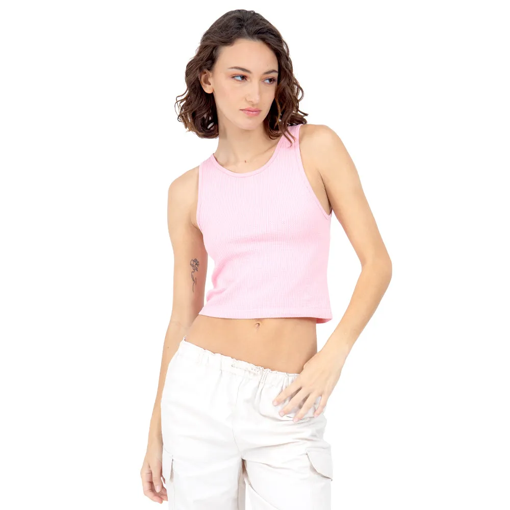 CROP TOP SEAMLESS BÁSICO PARA MUJER FOREVER 21