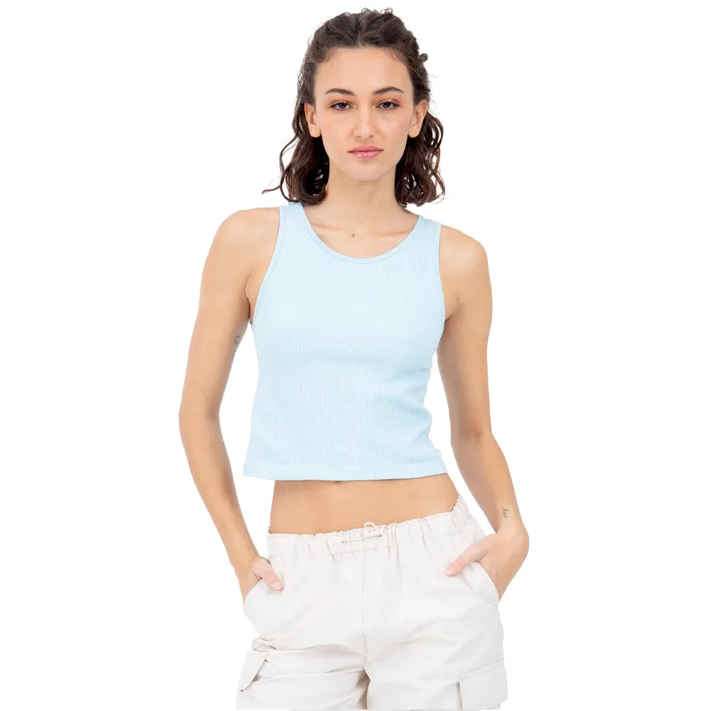 CROP TOP SEAMLESS BÁSICO PARA MUJER FOREVER 21