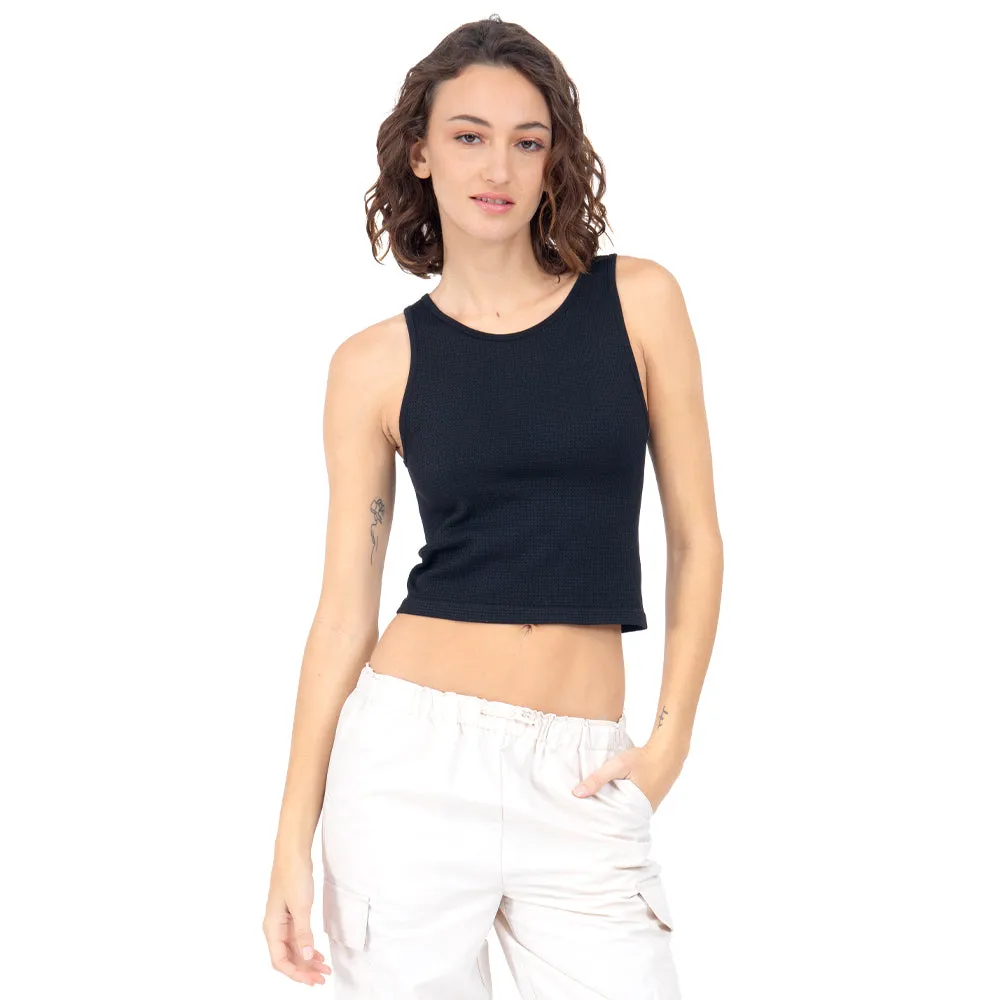 CROP TOP SEAMLESS BÁSICO PARA MUJER FOREVER 21