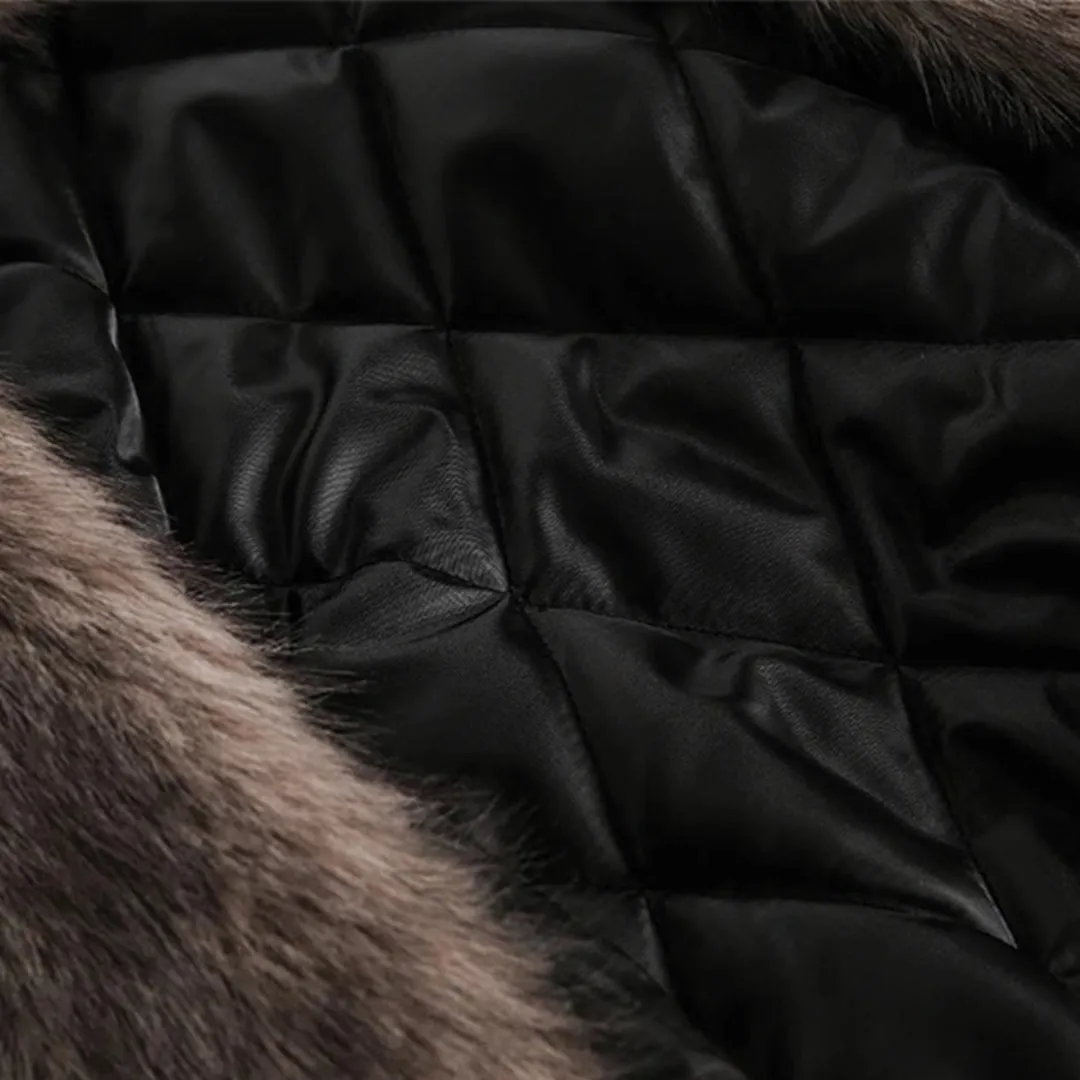 Fur Padded Camouflage Parka