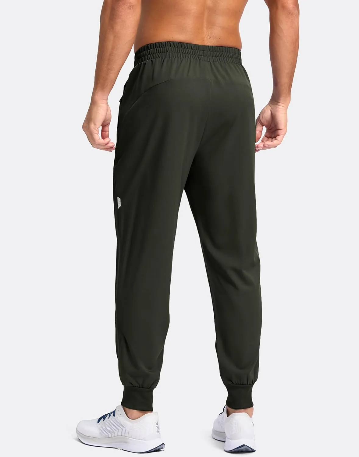 G Gradual Men's Joggers with Zipper Pockets Lightweight Athletic Workout Pants Quick Dry Sweatpants for Men Running Hiking
