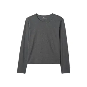 Gap Women's Organic Cotton Vintage T-Shirt (Charcoal Grey)