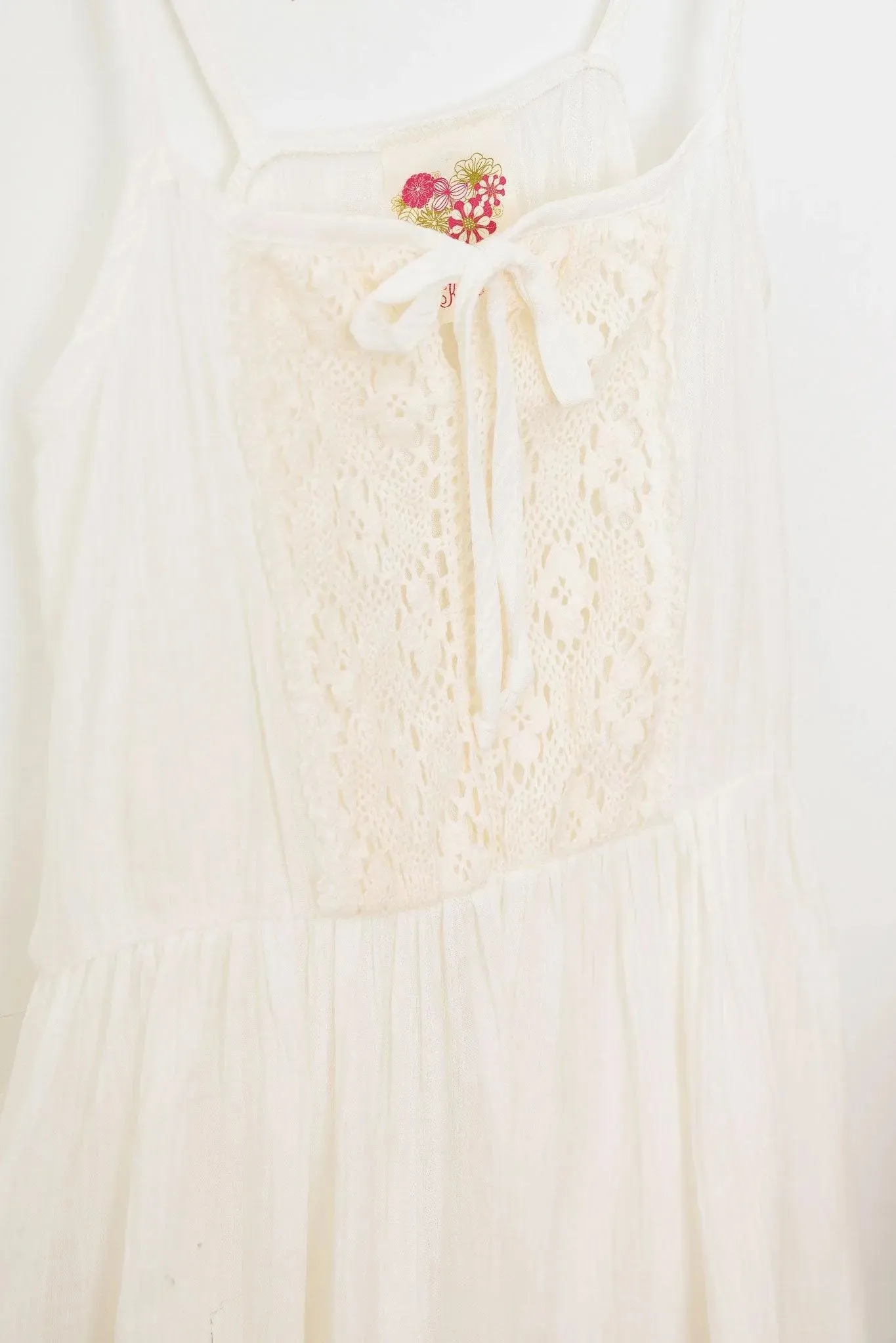 Girls Western Sleeveless Front Lace And Tie Tops