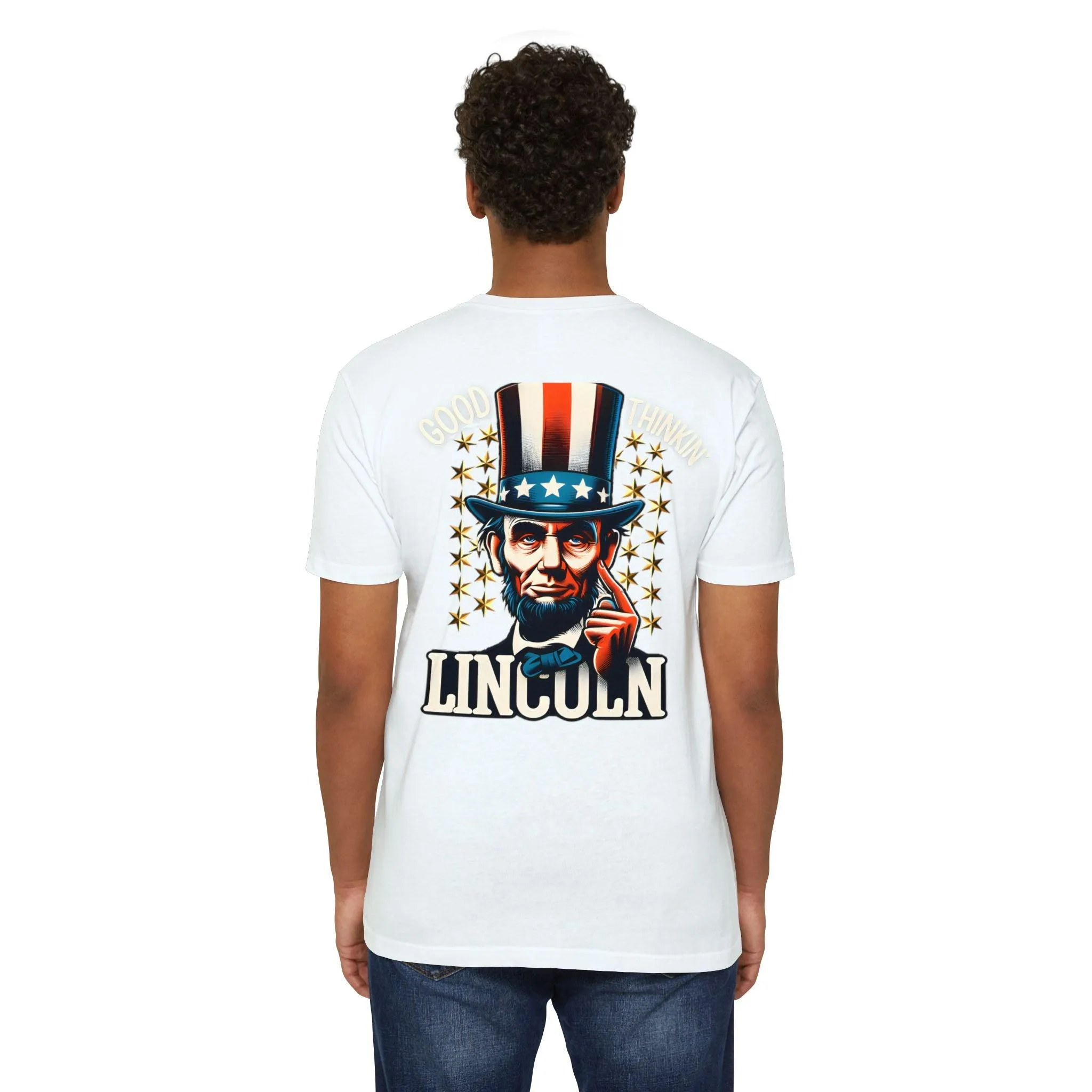Good Thinkin Lincoln Unisex CVC Jersey T-shirt
