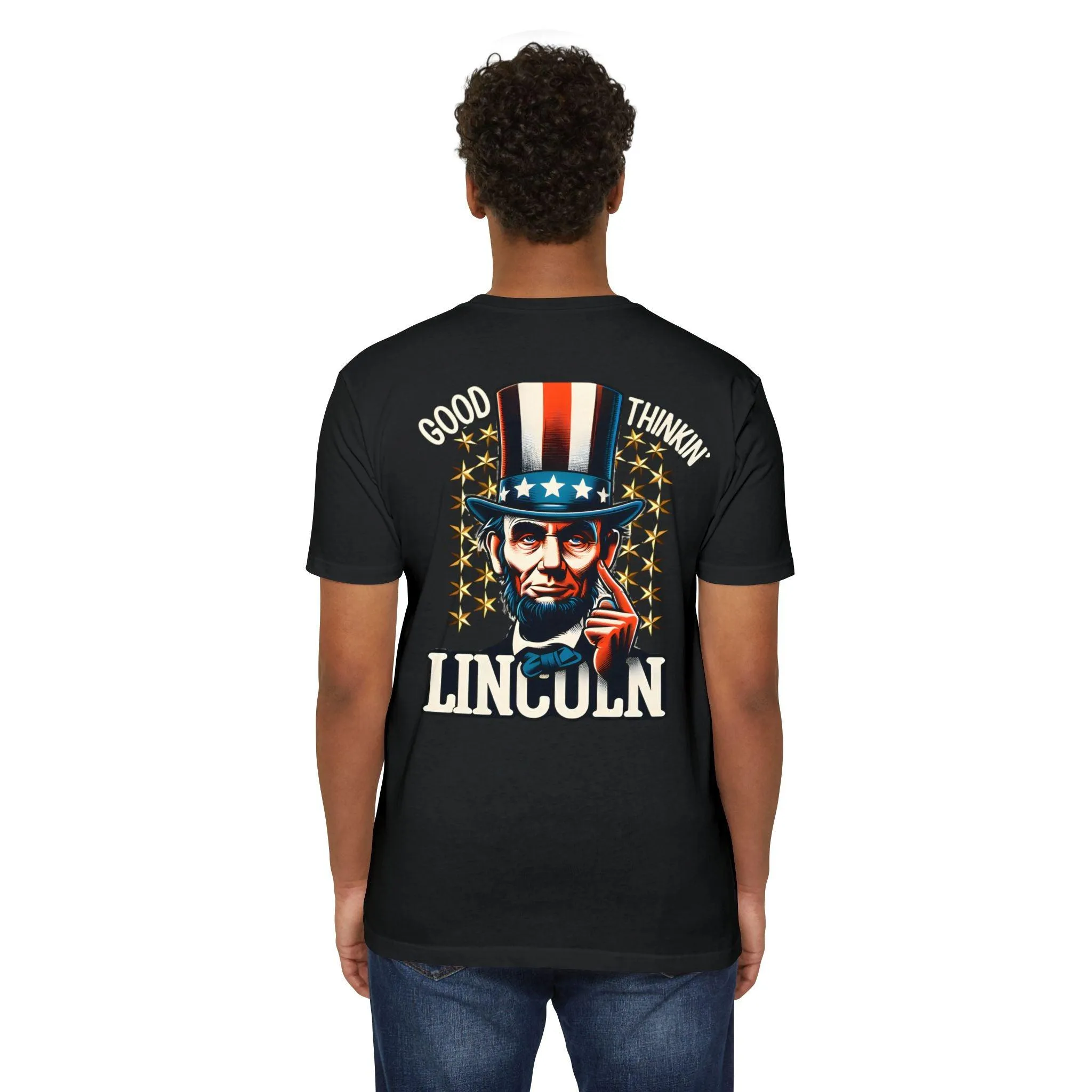 Good Thinkin Lincoln Unisex CVC Jersey T-shirt