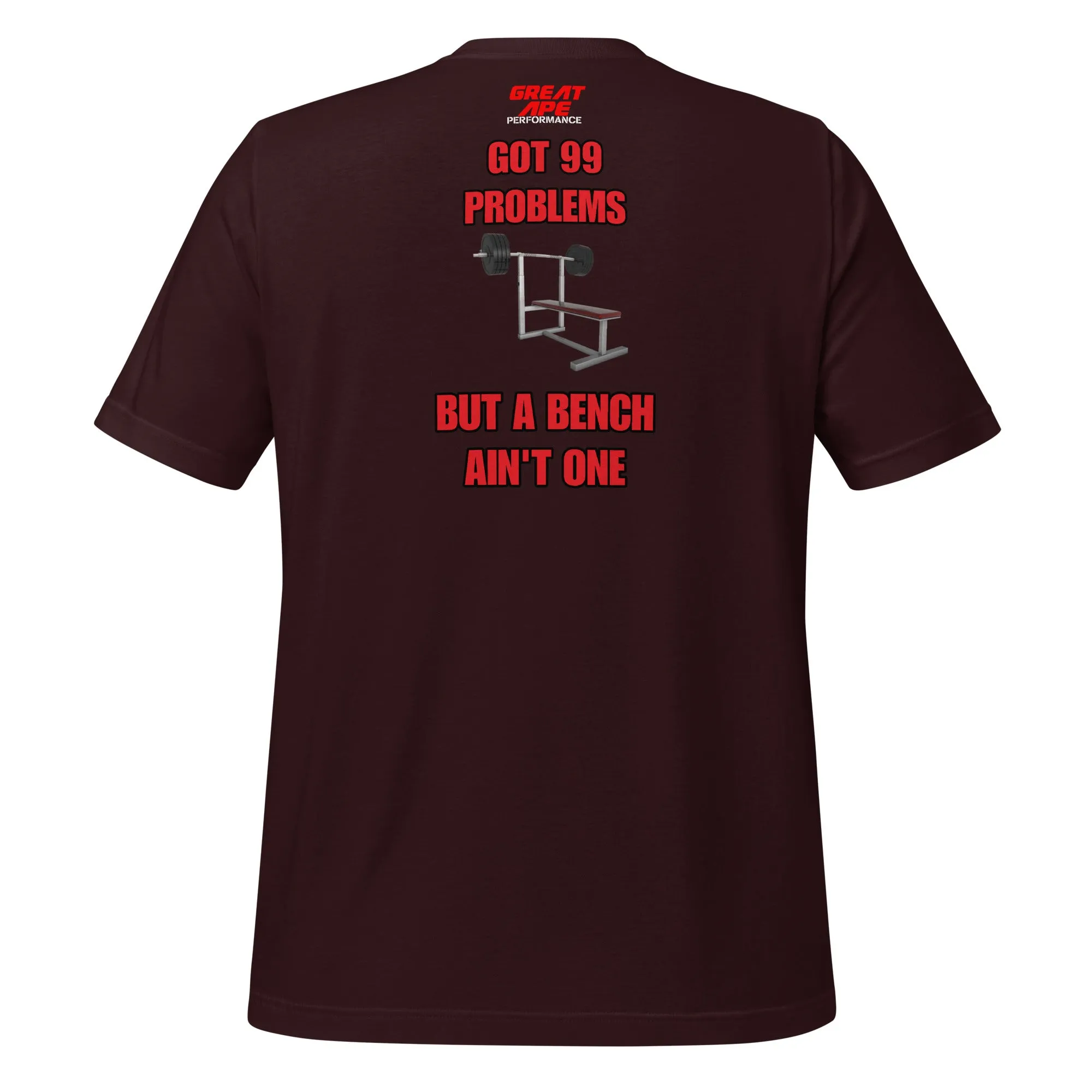GREAT APE BENCH Unisex t-shirt