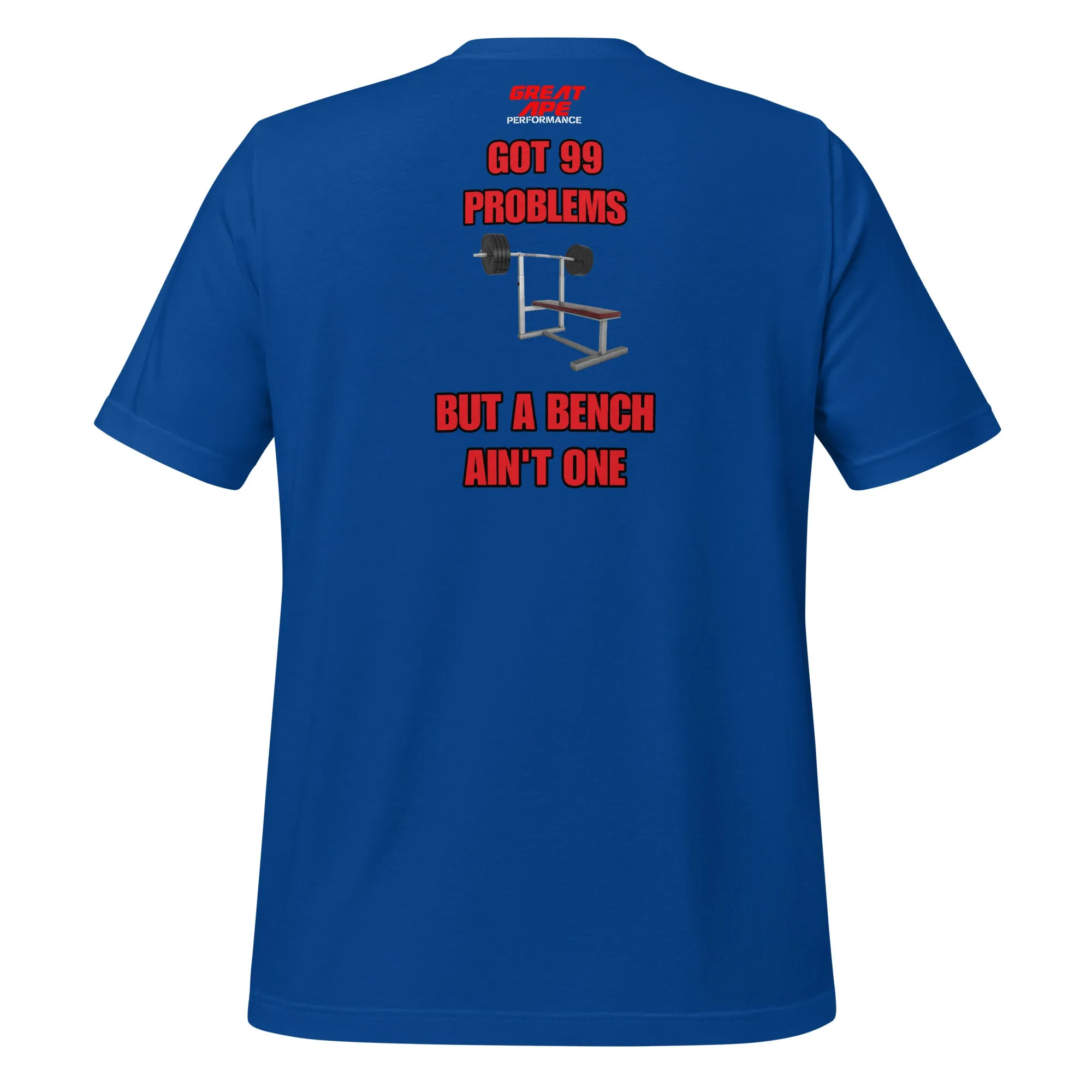 GREAT APE BENCH Unisex t-shirt