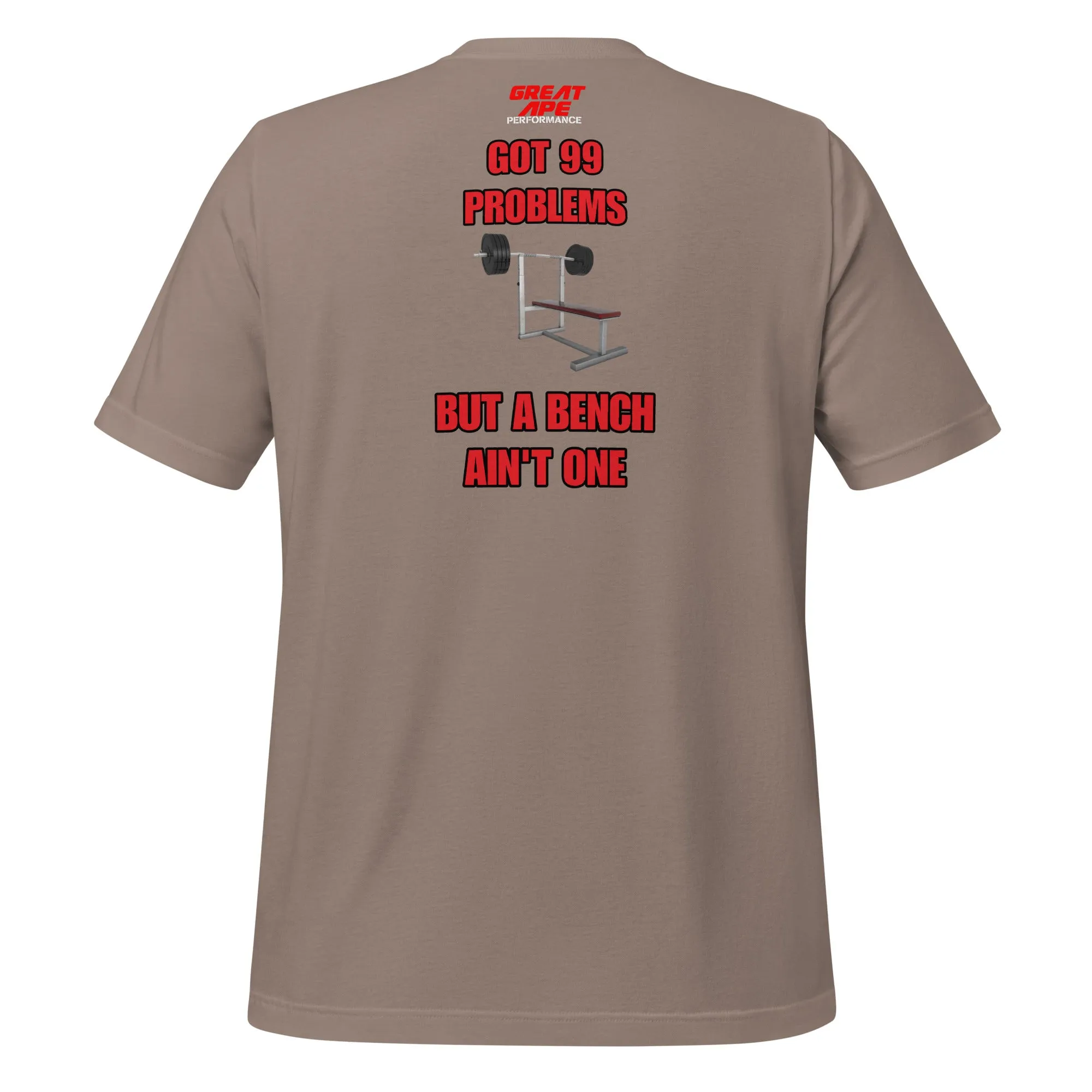 GREAT APE BENCH Unisex t-shirt