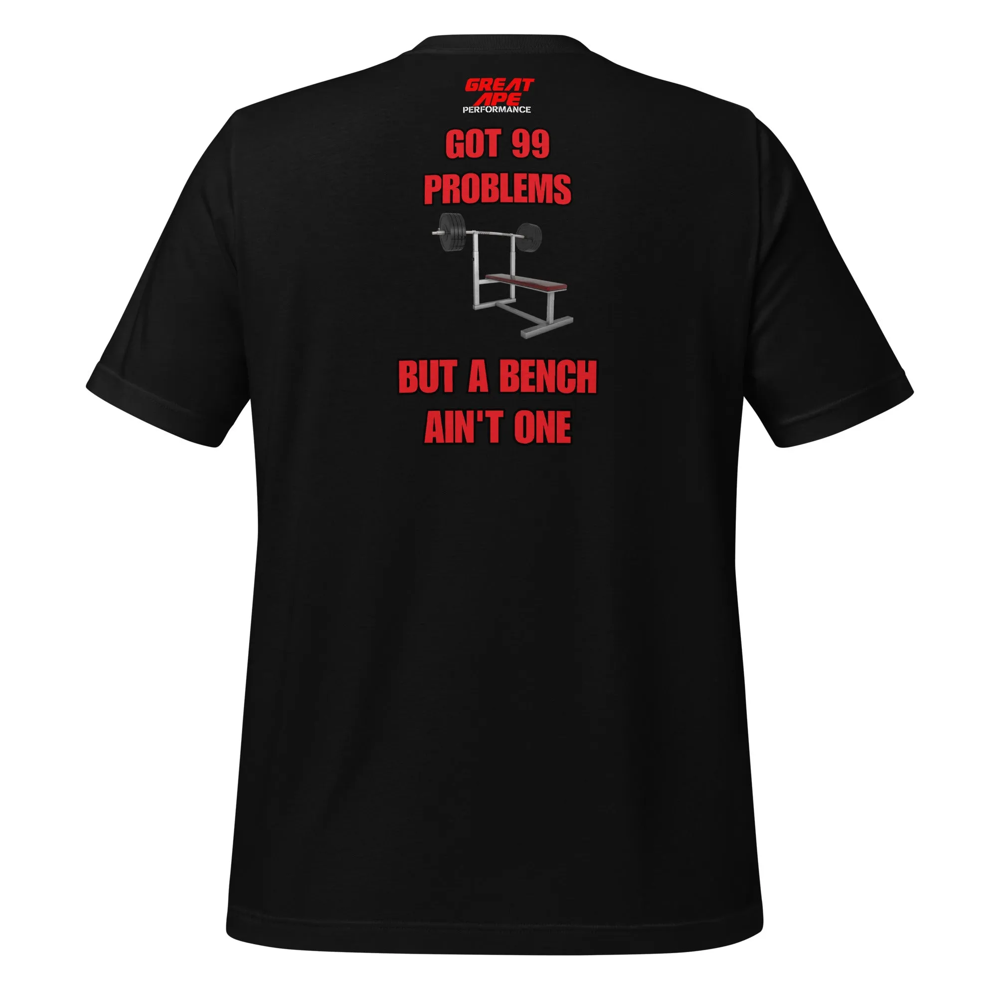 GREAT APE BENCH Unisex t-shirt