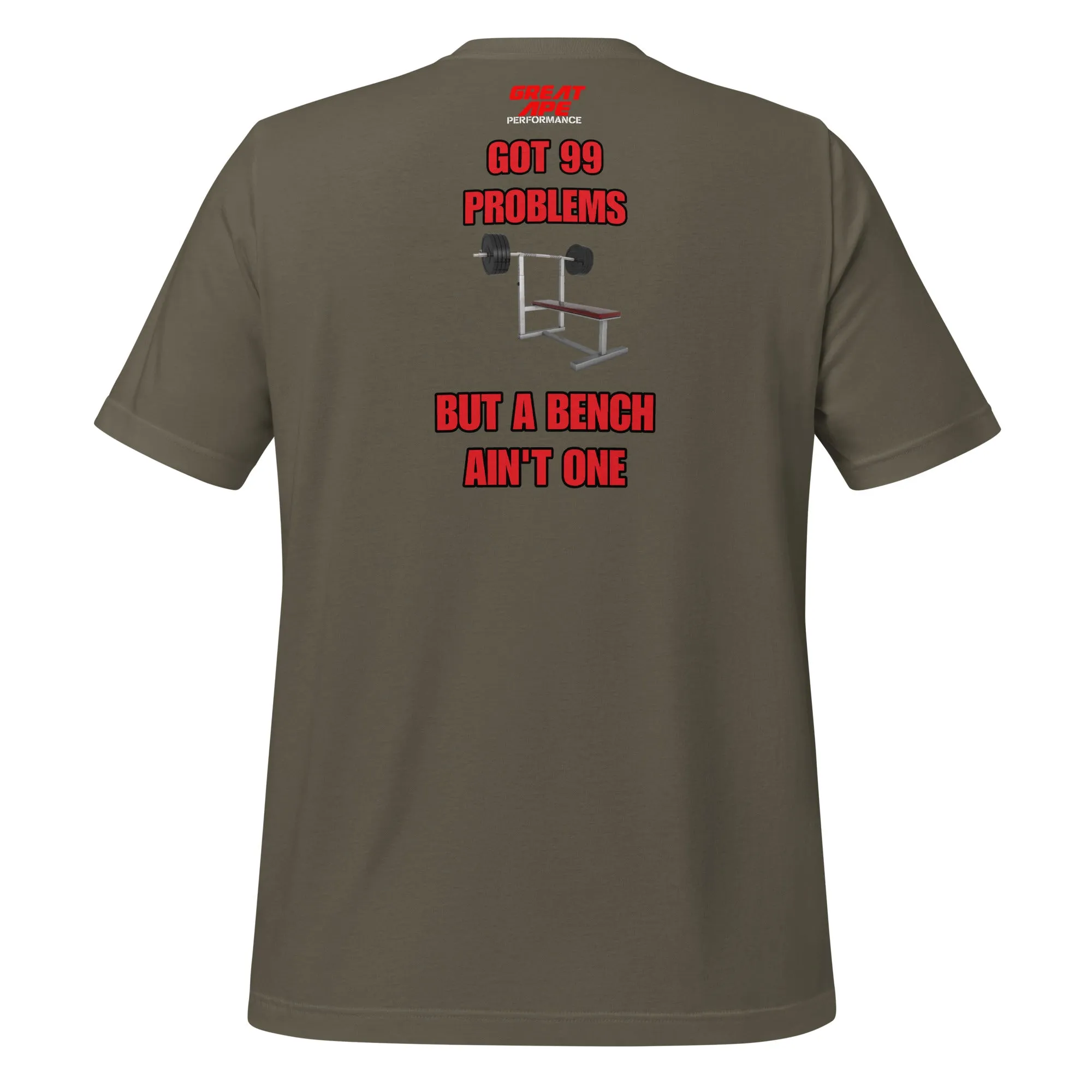 GREAT APE BENCH Unisex t-shirt