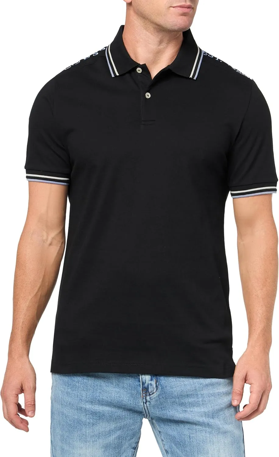 GUESS Men's Eco Lyle Short Sleeve Polo
