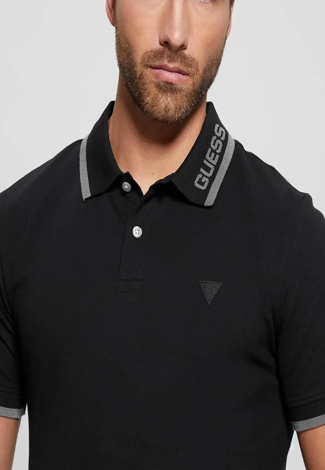 GUESS Men's Lyle Short Sleeve Polo