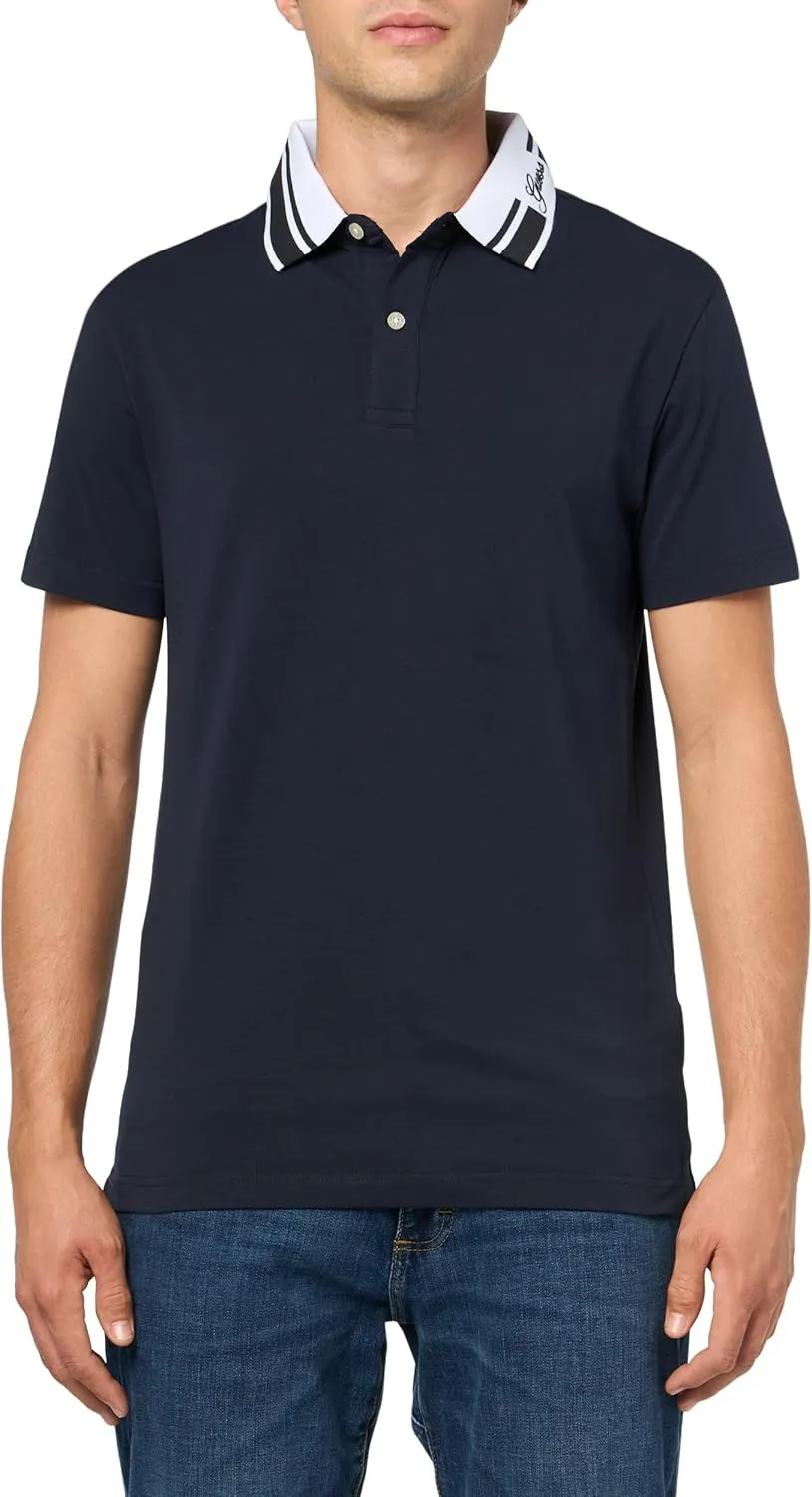 GUESS Men's Short Sleeve Nolan Polo