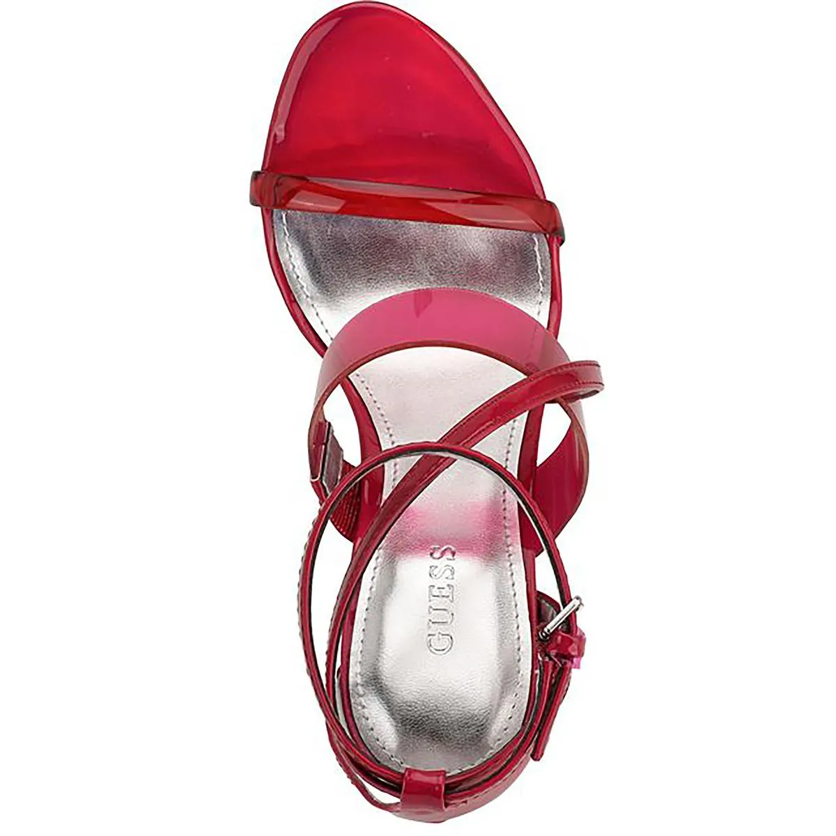 Guess Womens Felecia Cushioned Footbed Strappy Sandals