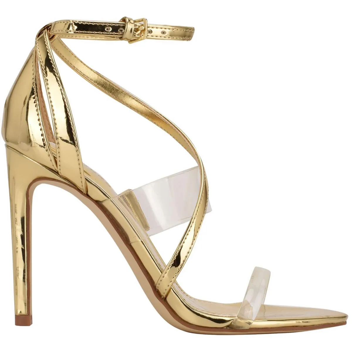Guess Womens Felecia Cushioned Footbed Strappy Sandals