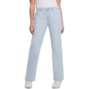 Guess Womens Knit Denim Straight Leg Jeans