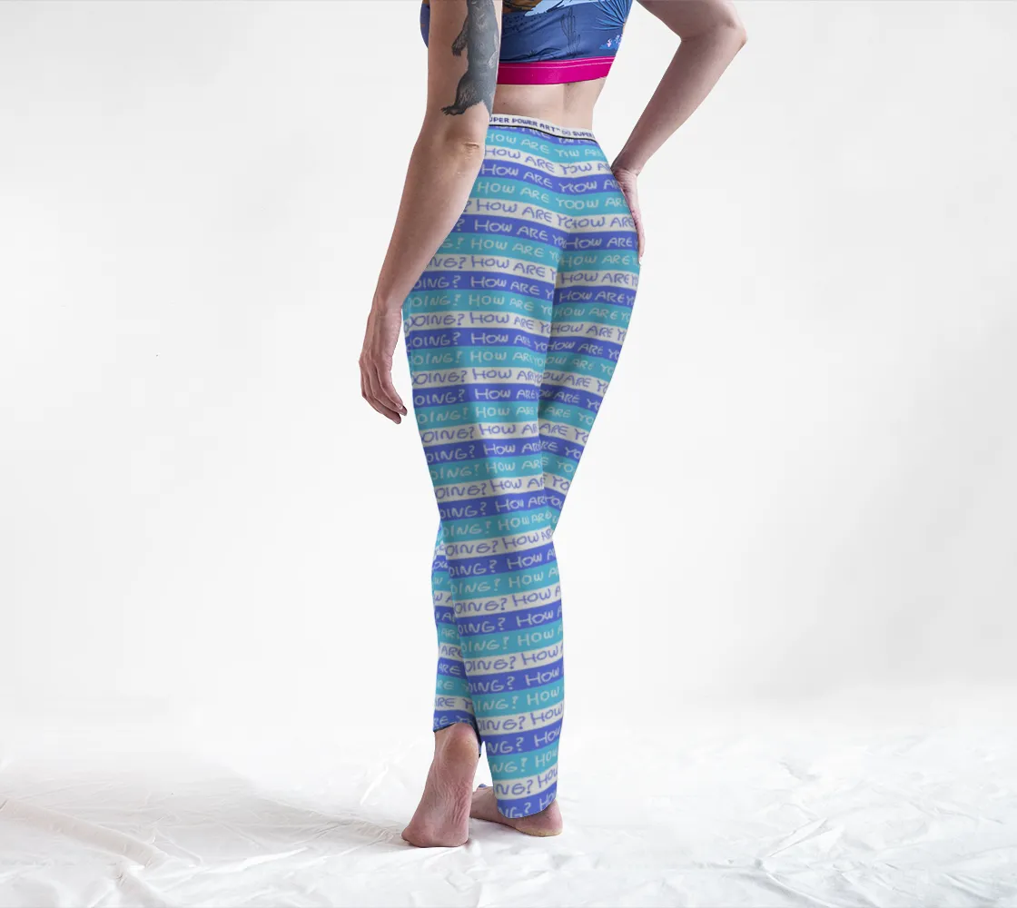 Insook Hwang's Art_Lounge Pants_Howareyoudoing?_stripe_blue