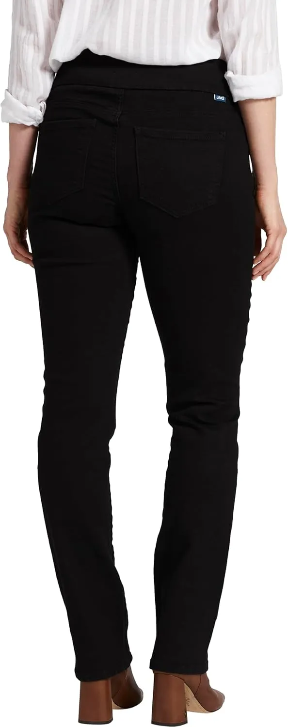 JAG Jeans Women's Peri Pull On Straight Leg Jean