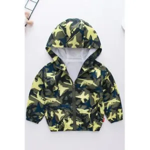 Kids Boys Fashionable Long Sleeve Zip Up Jacket - KBJC33524