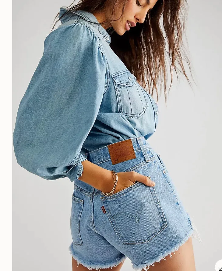 Levi’s Distressed Shorts