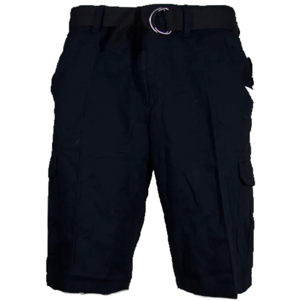 Men's Shorts Belted Adjustable Cargo Casual Lightweight Multi Pocket Bottoms