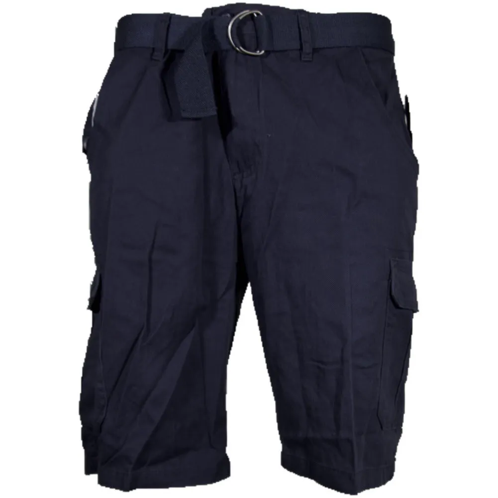 Men's Shorts Belted Adjustable Cargo Casual Lightweight Multi Pocket Bottoms