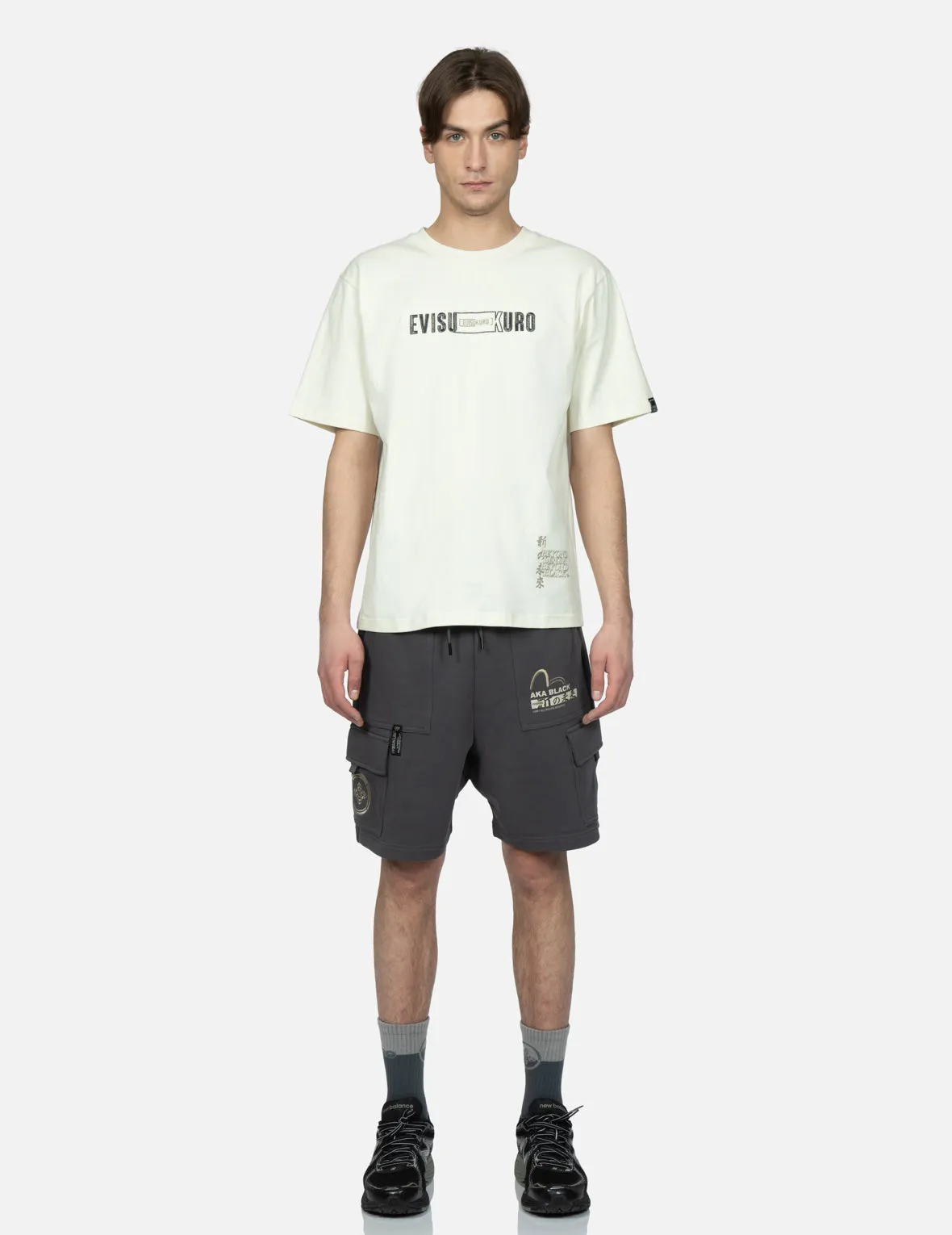 Multi-Pocket Cargo Sweat Shorts