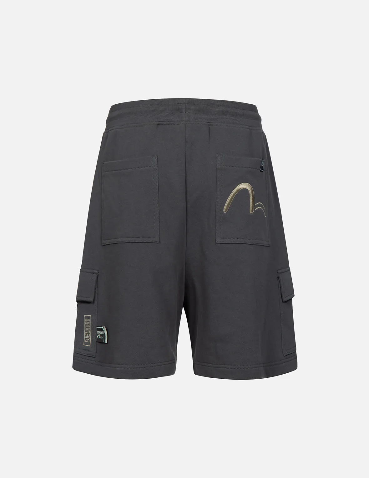 Multi-Pocket Cargo Sweat Shorts
