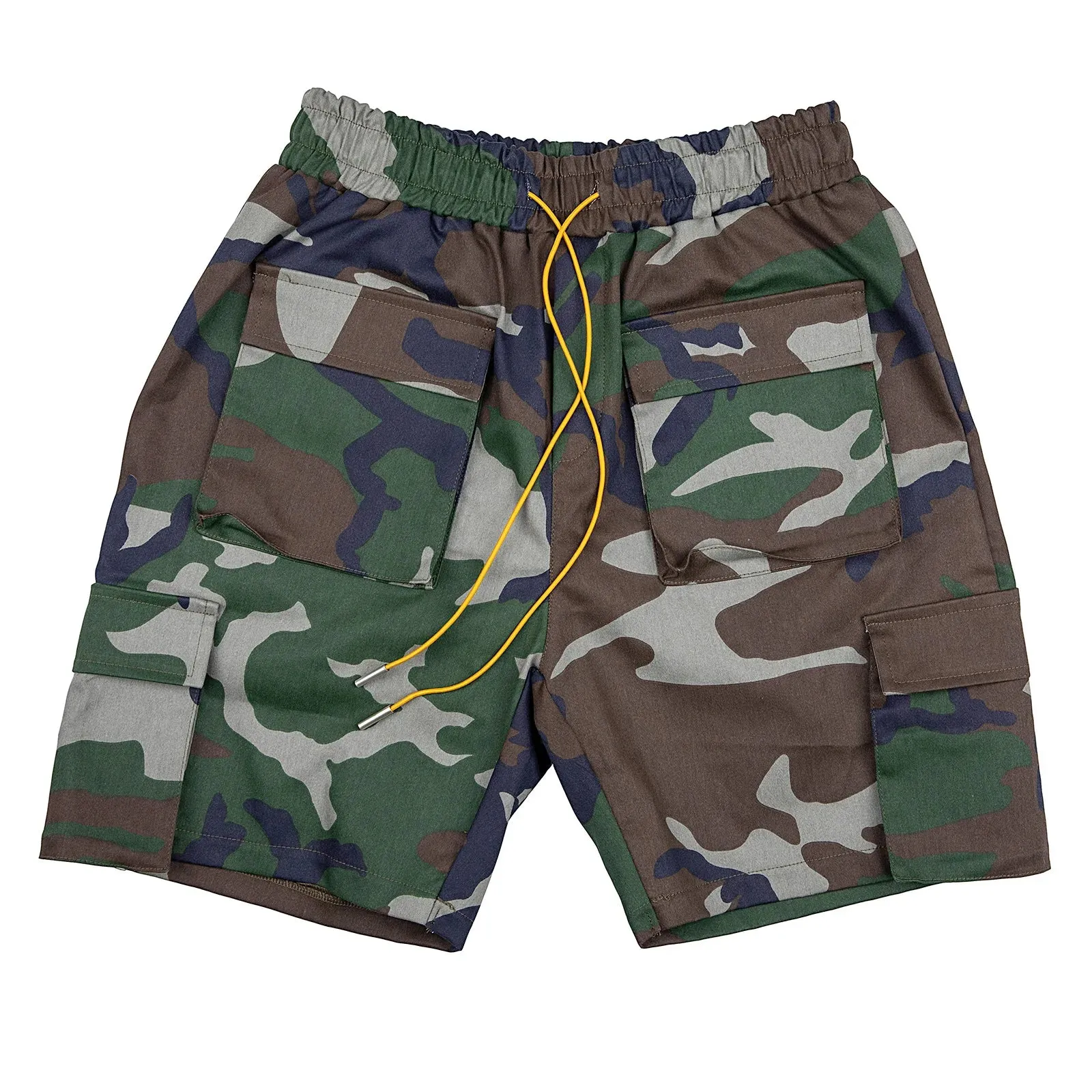 New Camo Denim Multi-Pocket - Mid-Length Cargo Shorts