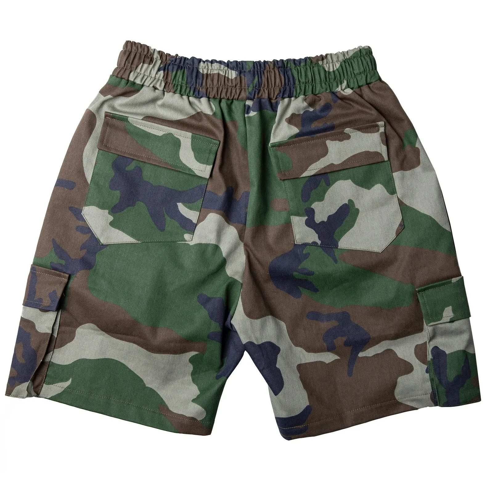 New Camo Denim Multi-Pocket - Mid-Length Cargo Shorts